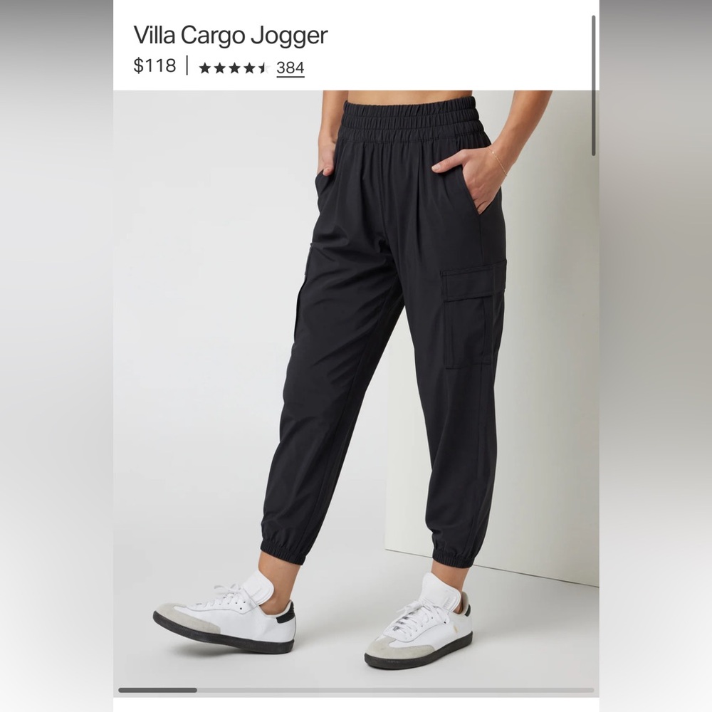 Vuori Black Villa Cargo Jogger
